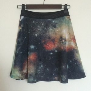 Galaxy Mini skater skirt